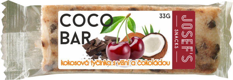 Kokos a višeň s čokoládou