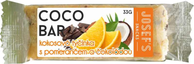 Kokosová s pomerančem a čokoládou