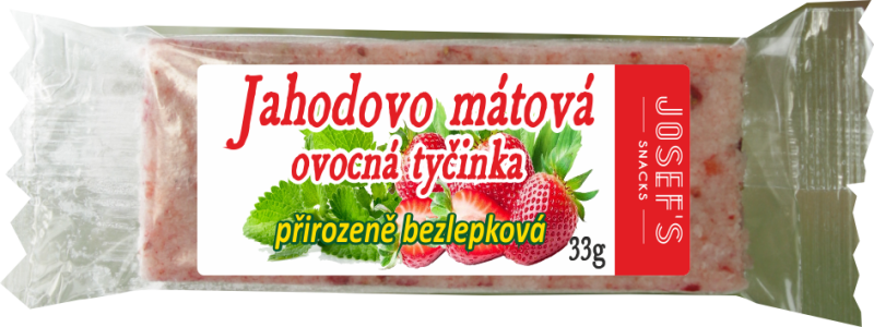 Bez lepku - Jahodo mátová