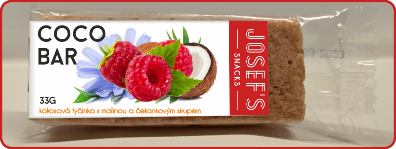 Raspberry with chicory syrup