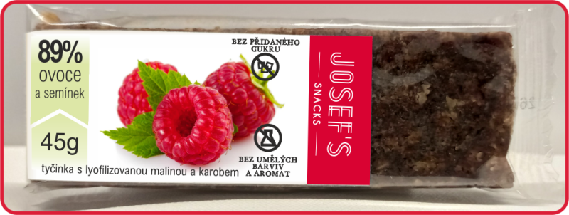 Raspberry with carob